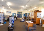 Inside whale center, Langley